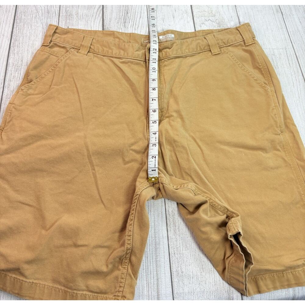 Carhartt Men’s Rugged Flex Relaxed Fit Canvas Work Shorts Size 42 BS2514-M - Picture 3 of 9